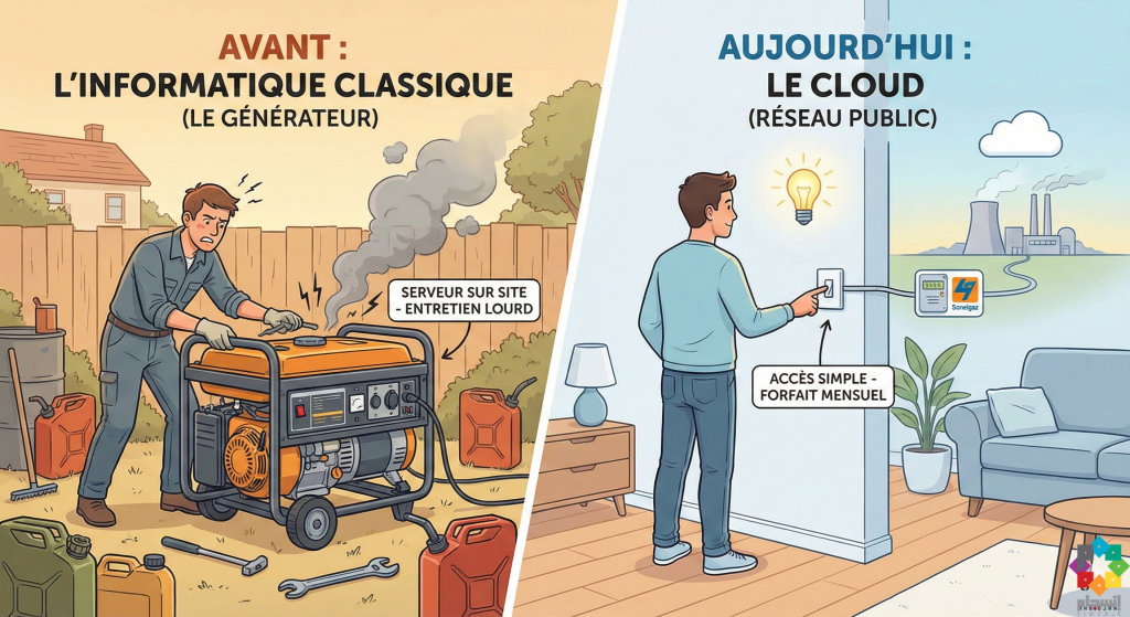 L'informatique classique vs le cloud, comprendre la différence entre le on-premise et le cloud moderne